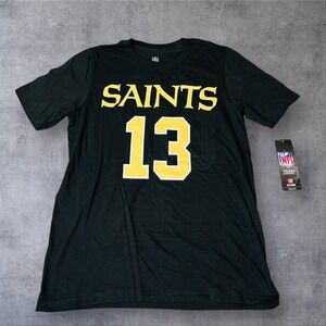 NWT New Orleans Saints T-Shirt Youth M 10/12 Black Michael Thomas‎ #13 Youth NFL